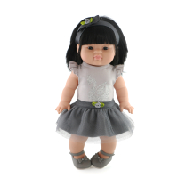 Grijze Ballerina`s met bandje